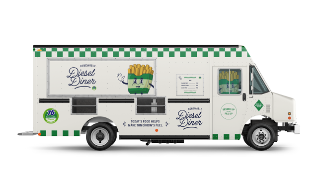 76® Renewable Diesel Diner: Fueling Sustainability with a Side of Fries 